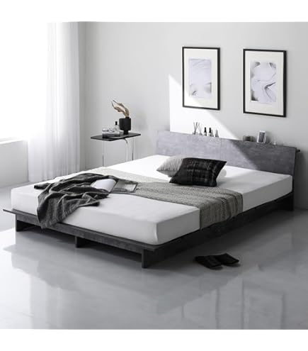 Amazon｜ベッド ダブル[Sidonia][ポケットコイルマットレス:ハード付き