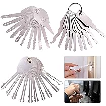 Source 15 Stück ulti-Tools Lock Pick Set Trainings kit Edelstahl Lockpick Übung