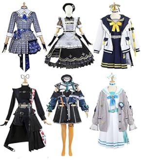 Amazon.co.jp: コスプレウィッグ 星街 すいせい 水色 ミックス