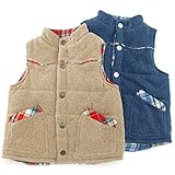 【アウトレット】 La Chiave リバーシブルベスト(80～130cm) キムラタンの子供服 ネイビーブルー 80 ( 53324x53524-143 )