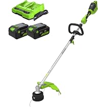 Amazon | Greenworks(グリーンワークス) 充電式草刈機 芝刈り機 刈払機