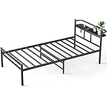 ベッドフレーム シングル ベッド 2口コンセント耐荷重300kg Amazon｜【耐荷重300Kg・2口コンセント】ベッドフレーム