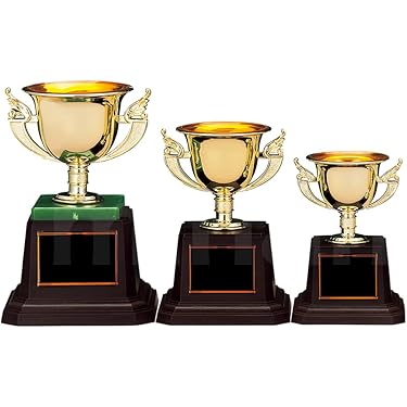 タミヤ　記念品 トロフィーとメダルセット 優勝トロフィー 樹脂製人形付きトロフィー T1046（赤）シリーズ