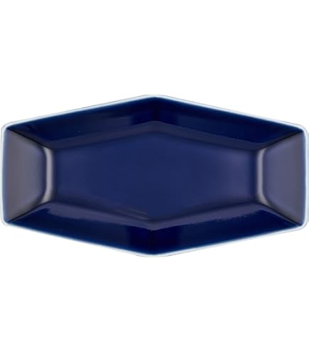 Amazon.co.jp: 白山陶器 煮付鉢 つや紺 (約)15.5×13×3.5cm キッコウ