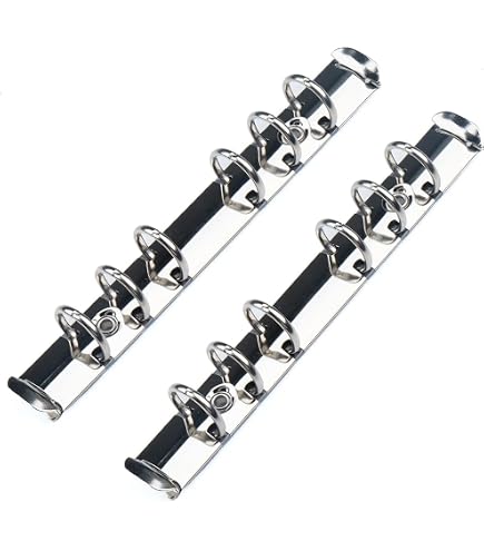 Amazon | Moterm 2ピース 6穴リングバインダーメカニズム交換用キット