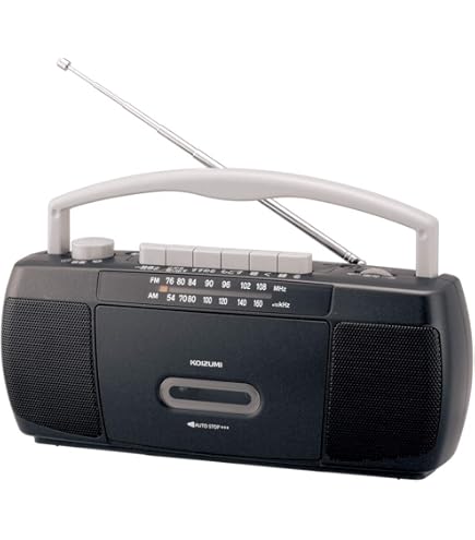 オーム電機 ポータブルラジオカセットレコーダー RCS-M930R Amazon.co.jp: オーム電機 AudioComm ポータブルラジカセ ラジオ