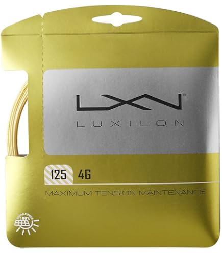 Luxilon Natural Gut 125 Tennis String - Set, White : Amazon.sg