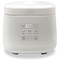 ホワイト デジタル炊飯器 Amazon | 多機能炊飯器 4合 マイコン式 ホワイト 一人暮らし