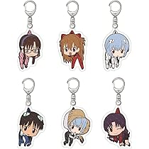 綾波レイ エヴァコロン アクリルキーホルダー【せきやゆりえデザイン】 綾波レイ エヴァコロン アクリルキーホルダー【せきやゆりえ