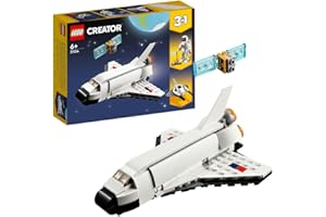 LEGO Creator Space Shuttle 31134 Building Toy Set with Astronaut and Spaceship Models for Kids Aged 6+ (144 Pieces)