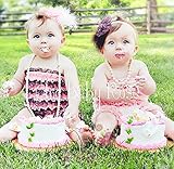 カラフルベビーロンパースキュートなしましま模様【3-24months】ベビーのスタジオ撮影はコレで決まり！ネックレスやヘッドドレスとの合わせ技のセンスが光るロンパース★ハーフバースデー＆誕生日はおしゃ