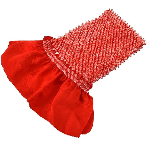 Amazon | [KIMONOMACHI] 振袖用 帯揚げ 正絹 貝絞り 柑子色 総絞り