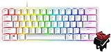Razer(レイザー) Huntsman Mini 小型 ゲーミングキーボード Mercury White - Linear Optical Switch 英語 US配列 60%レイアウト 光学スイッチ 超高速1.2mm作動 リニア触感 静音 Chroma RGB 【日本正規代理店保証品】