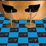 FanmatsスポーツチームロゴCarolina Panthersカーペットタイル18 " x18 "タイル