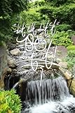 Don't Talk about It, Be about It: 6x9 Inch Lined Journal/Notebook Designed to Remind You to Not Get Caught Up in Talk... Do Your Thing, People Will See the Results! - Waterfall, Peacefull, Green, Flow, Nature, Landscape, Calligraphy Art with Photography, 