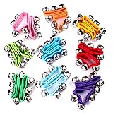 2 Pcs 新しい赤ちゃんのベビーベッドのおもちゃ乳母車活動腕足のベルを鳴らします21×2.5cm