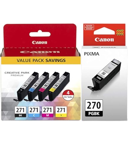Amazon.co.jp: Canon PGI-270XL、CLI-271XL C/M/Y/K インク