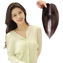 Amazon.co.jp: トップヘアピース 人毛100％ 総手植え かつら