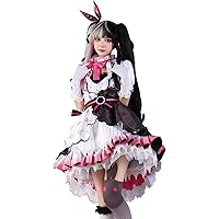 夜見れな コスプレ ウィッグ 衣装 小物 セット コスプレウィッグ バーチャルYouTuber VTuber 夜見れな