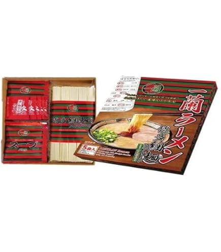 Amazon.co.jp: 一蘭ラーメン プレミアム2種セット 博多 細麺ストレート