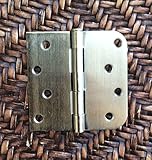 サテンニッケル4 " x 4 " x 5 / 8 " x Squareコーナー住宅用外部ドアヒンジ