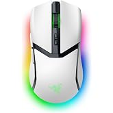Razer レイザー Cobra Pro (White Edition) 没入感を高めるアンダーグローライティング搭載＆つかみ持ち/つまみ持ち時にフィットするコンパクトなワイヤレスゲーミングマウス 高速無線 Bluetooth 8ボタン RGB 耐久