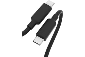 MATECH 100W USB Type Cケーブル PD対応 USB-C & USB-C ケーブル 植物由来素材 急速充電 iPhone 17 / 16 MacBook Pro iPad Pro iPad Air 各種対応 (ブラック, 100, ワット, 2, メートル)
