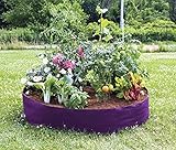 Firlar 植え袋 植木ポット 不織布プランター 大容量 植え袋 植木鉢 ガーデンニング 園芸 ガーデン栽培袋 植物育成 野菜栽培 通気性、浸透性が良い 15ガロン（パープル）