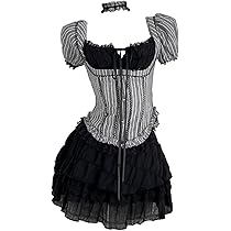 y2k 姫ギャル 姫系 フリル レース 肩出し ストーン ストライプ ワンピース y2k 姫ギャル 姫系 フリル レース 肩出し ストーン ストライプ