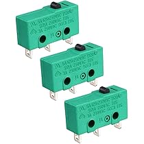 Amazon.co.jp: uxcell マイクロスイッチ KW4-3Z-3 マイクロ