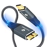 Thzzhnno USB C - Micro Bケーブル 0.5M，5Gbps USB 3.0 Type C - Micro Bケーブル 元素ハードドライブ、マイクロ B ポートは Nikon D800/D800E と互換性があります