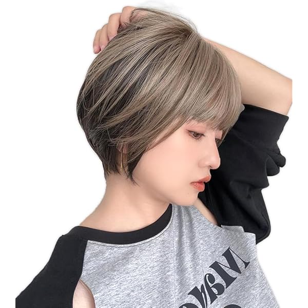 Amazon.co.jp: [ブライトララ] 素肌ウィッグ 接触冷感 ウィッグ