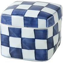 Amazon.co.jp: Hasamiyaki 63038 Square Pottery Box, Medium