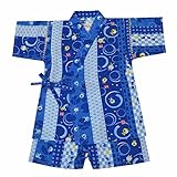 甚平スーツ キッズ ボーイズ 男の子　子供 夏物 ドラゴン 花火 和柄 水玉 夏祭り fo-jink110cmNo.08