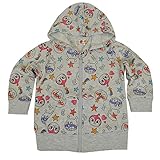 アンパンマン ZIPパーカー 2wayタイプ 総柄 男の子 女の子 ANPANMAN 春物 fo-oa7955 95cm グレー