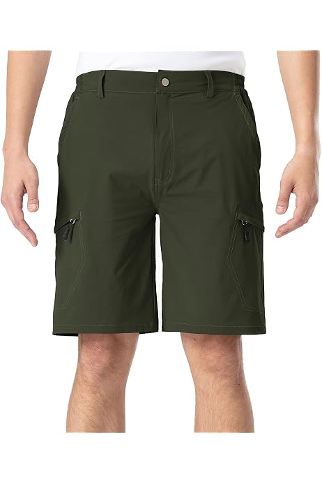 Pudolla Men's Hiking Cargo Shorts Quick 
