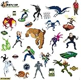 RoomMates RMK1321SCS Ben 10 Peel & Stick Wall Decals [並行輸入品]
