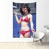 松田聖子1 (6)タペストリーおしゃれ 壁飾りポスター 部屋飾り 家庭飾り 寝室飾り 多機能人気えグッズ プレゼント152*102cm