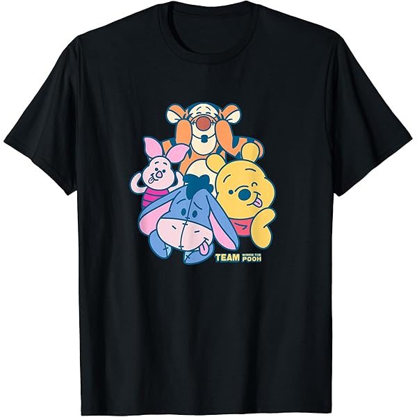 Amazon | ディズニー くまのプーさん チーム Tシャツ | Tシャツ