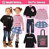 ベビードール 2018年 福袋 豪華6点セット(アウター ボトム2本 トップス2点 バッグ) 子供服 110cm 女の子/ピンク
