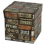 【サンニード】座部内に収納可能なスツール 折りたたみ スツール ワイド DPF-38 幅38 奥行38 高さ38 合成皮革