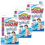 グーン テープ はじめての肌着 Lサイズ 68枚×3個 (204枚)