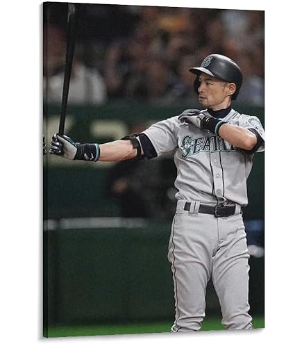 Amazon.co.jp: イチロー・スズキ・ベースボール・スポーツ・ポスター