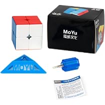 Amazon | Moyu Meilong 2M 磁石 2x2磁気スピードキューブ、 ステッカー 