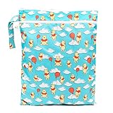 Bumkins Disney Baby Wet Dry Bag, Winnie The Pooh Balloon by Bumkins