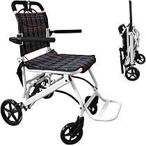 RAKU 介助車用車椅子 自立できる ノーパンクタイヤ 折りたたみ可能 Amazon | RAKU 介助用車椅子 折りたたみ式 軽量 ノーパンクタイヤ