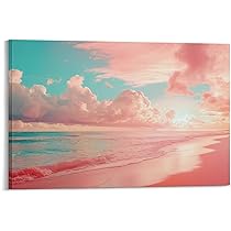 ピンクインテリア 海の風景 テクスチャーアート 海の絵 海 海アート 61n2a9CAEvL._UF350,350_QL80_.jpg