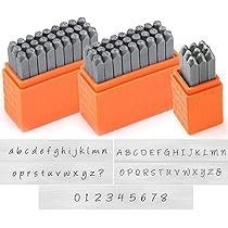 刻印用英文サンプル4 刻印セット 英字 モノタロウ 【通販モノタロウ】