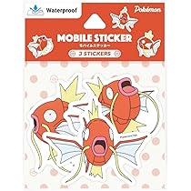 ポケットモンスター シール ファンシーグラフィテイ ミュウ コイキング ロコン Amazon | グルマンディーズ ポケットモンスター モバイルステッカー