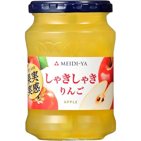 Amazon.co.jp: 明治屋 果実実感ジャムしゃきしゃきリンゴジャム 340g